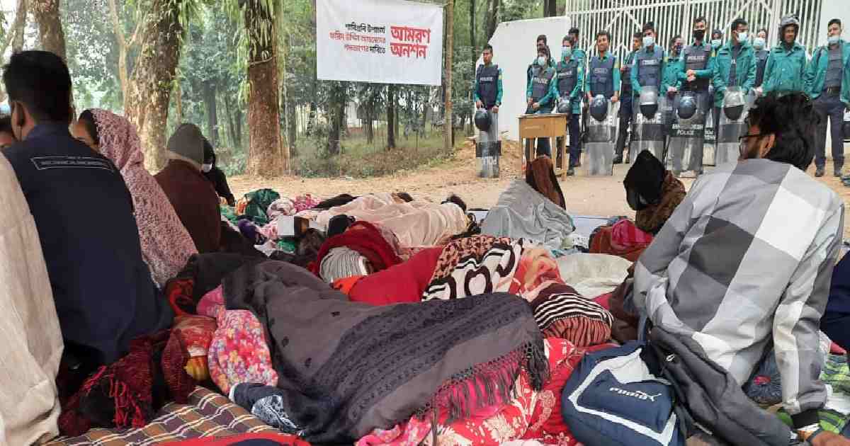 Day 7 of hunger strike: Medical support for protesting SUST students withdrawn